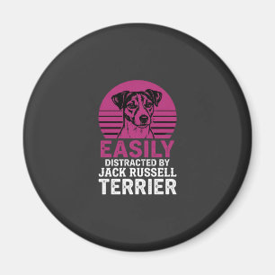 Aimant Facilement Distrait Par Jack Russell Terrier