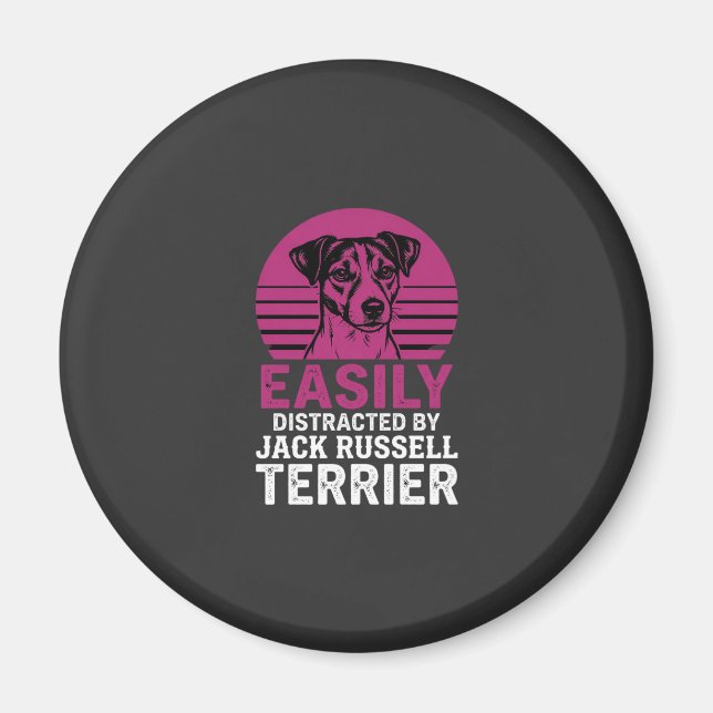 Aimant Facilement Distrait Par Jack Russell Terrier (Devant)