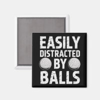 Facilement distrait par les balles Amateur de golf