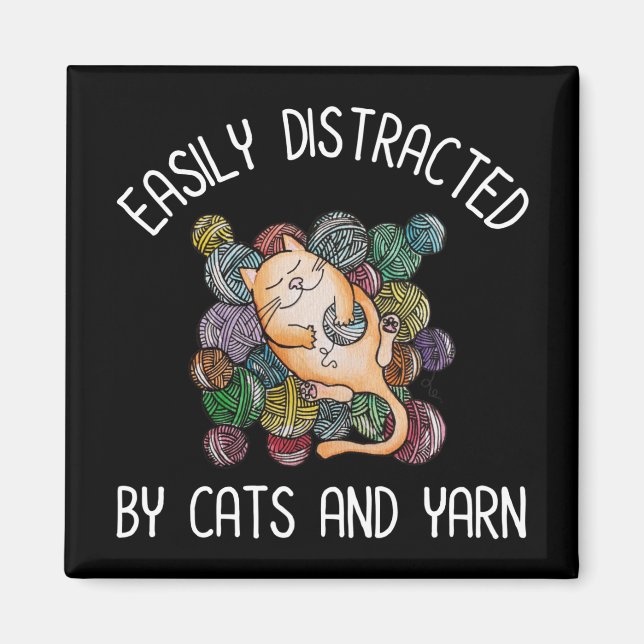 Aimant Facilement Distrait Par Les Chats Et Les Fils (Devant)