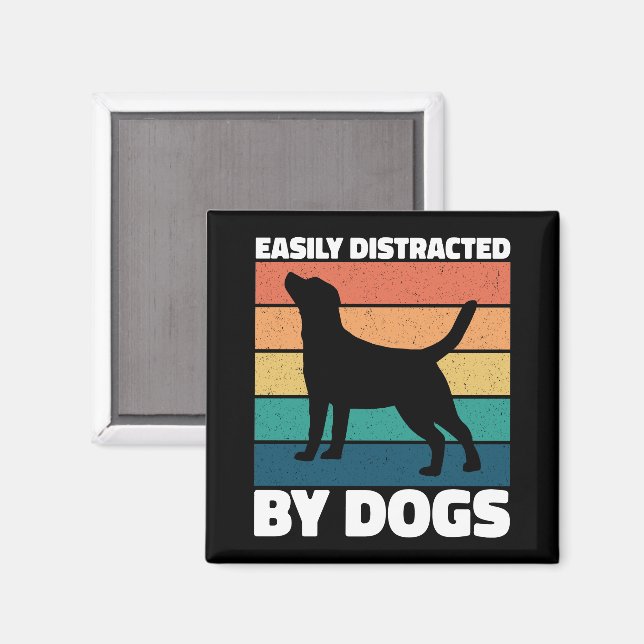Aimant Facilement Distrait Par Les Chiens Amoureux De Chi (Recto/Verso)