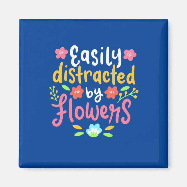 Aimant Facilement Distrait Par Les Fleurs (Devant)