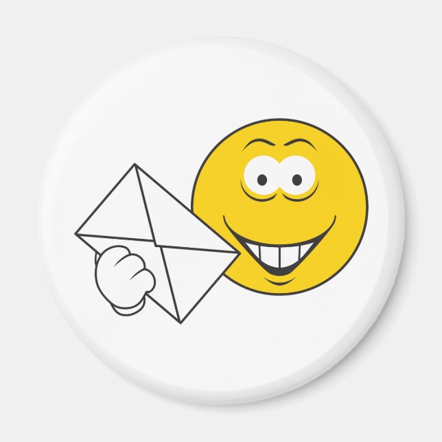Aimant Facteur de la Poste Visage (Devant)