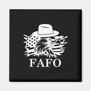 Aimant Fafo Trump Drapeau Américain, pancarte Fafo Trump,