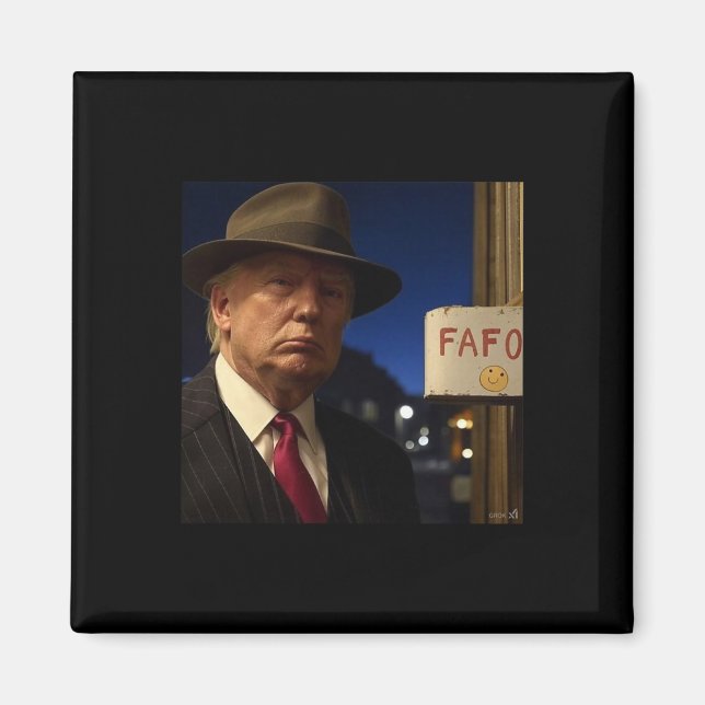 Aimant Fafo Trump, Trump Fafo  (Devant)