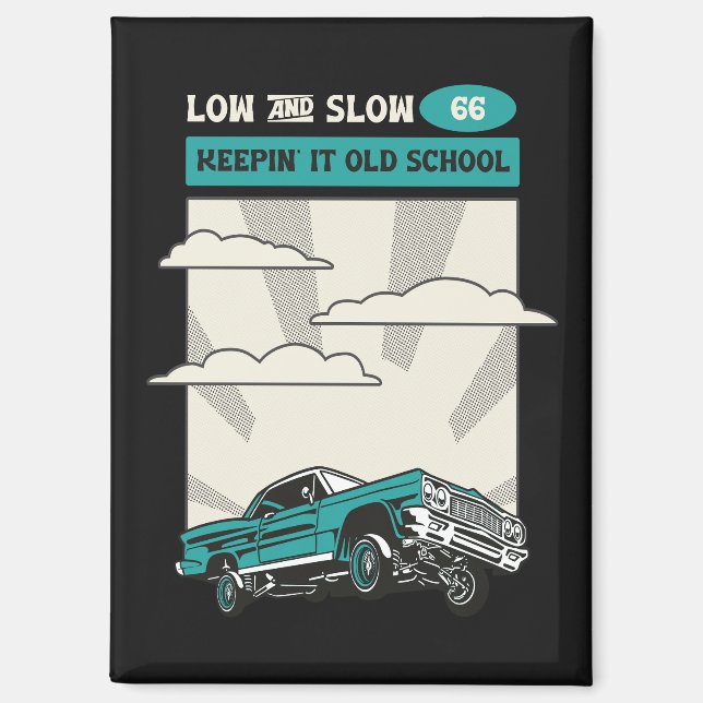 Aimant Faible et faible 66 Classic Lowrider (Recto)