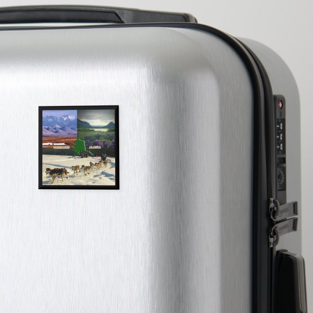 Aimant Fairbanks, Alaska Collage (In Situ (Bagages))