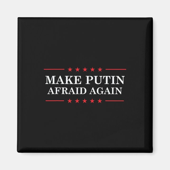Aimant Faire à nouveau peur à Poutine - Soutenez l'Ukrain (Devant)