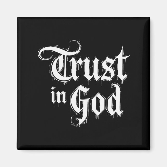 Aimant Faire confiance à Dieu  (Devant)