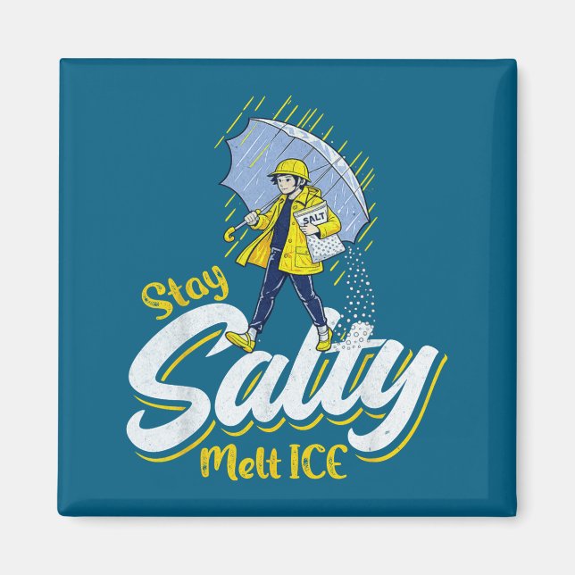 Aimant Faire fondre la glace salée  (Devant)
