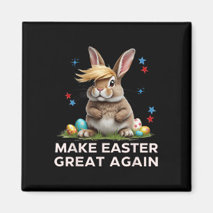 Aimant Faire Pâques Grande Encore Drôle de Lapin Trump Pr