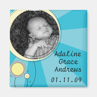 Aimant Faire-part bébé