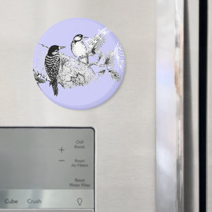 Aimant Faire-part de mariage Inséparables vintages