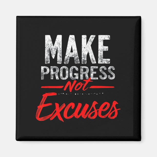 Aimant Faire progresser n'excite pas les devis motivation (Devant)