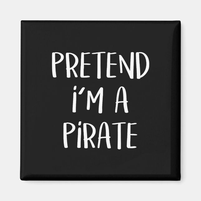 Aimant Faire semblant d'être un costume de pirate Fun Hal (Devant)