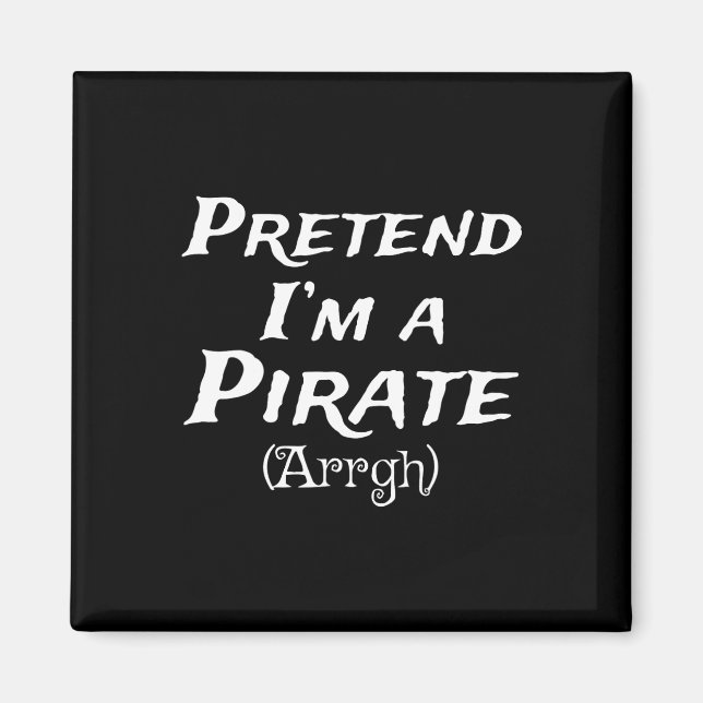 Aimant Faire semblant d'être un Pirate Arrgh Costume Part (Devant)
