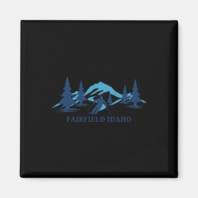 Aimant Fairfield Idaho Station de ski Ski (Devant)
