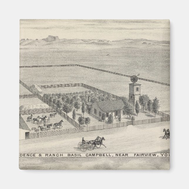 Aimant Fairview res, ranchs (Devant)