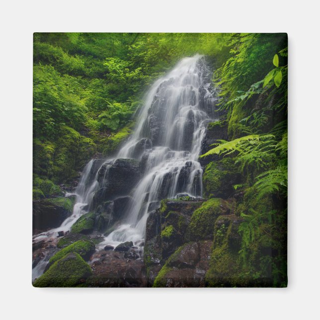 Aimant Fairy Falls | Colombie River Gorge Oregon. (Devant)