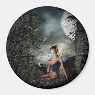 Aimant Fairy Tale Crystal Ball Pleine lune Imaginaire mag