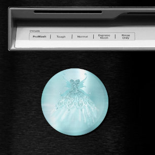 Aimant Fairy Wing Mint Gown Luxe Pearl Green Aqua Sheen