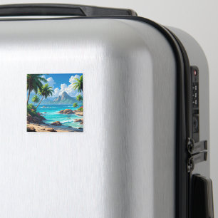 Aimant Fais de beaux rêves, Paradis Tropical,