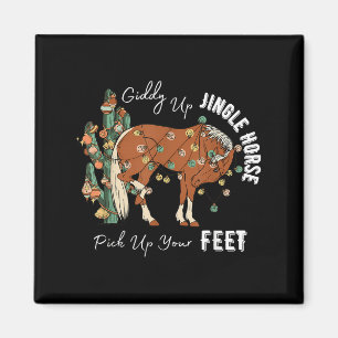 Aimant Fais galoper cheval à sonnailles Lève les pieds No