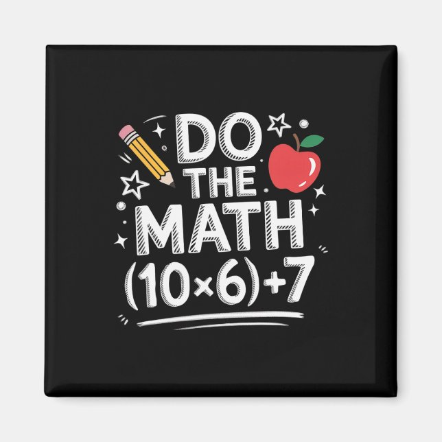 Aimant Fais Le Calcul Mème Pemdas Enseignant Élémentaire  (Devant)