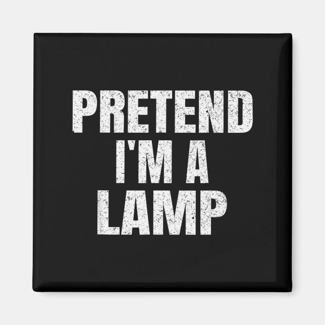 Aimant Faisons comme si j'étais une famille de lampe pare (Devant)
