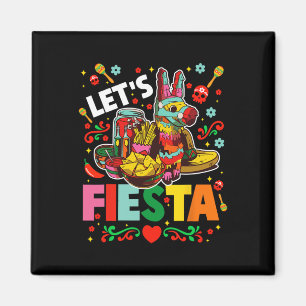 Aimant Faisons la fête Cinco De Mayo Fête mexicaine Mexiq