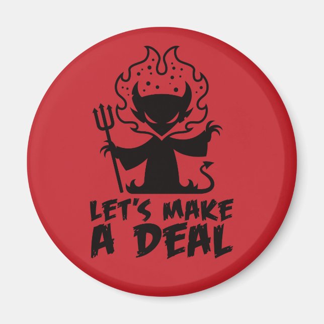 Aimant Faisons un accord avec le diable (Devant)