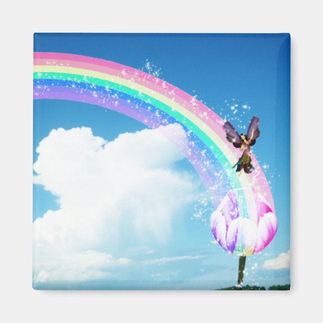 Aimant Faisons un arc en ciel (Devant)