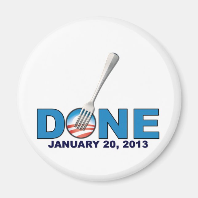 Aimant Fait - 20 janvier 2013 - Anti Obama (Devant)