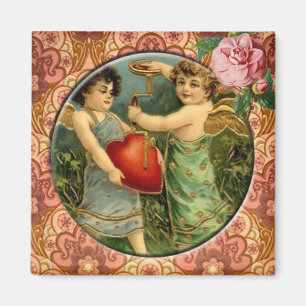 Aimant fait sur commande victorien vintage de deux