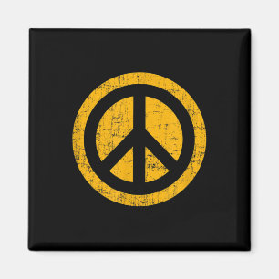 Aimant Faites de la paix pas de la guerre - Logo Paix