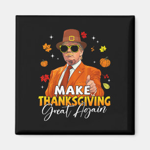 Aimant Faites de Thanksgiving une grande à nouveau automn