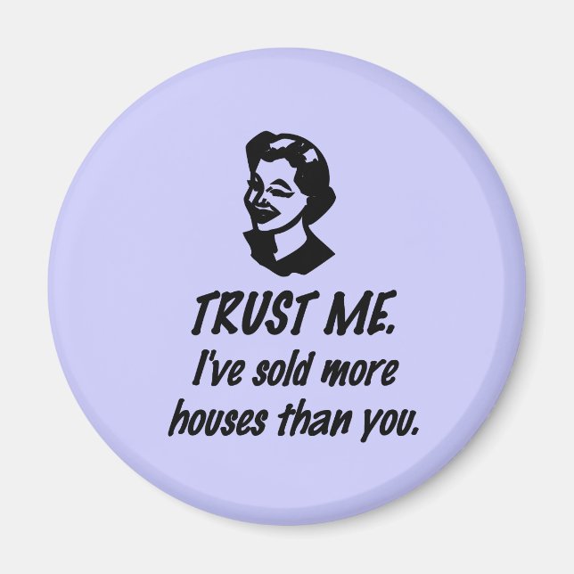 Aimant Faites-moi confiance - femme (Devant)