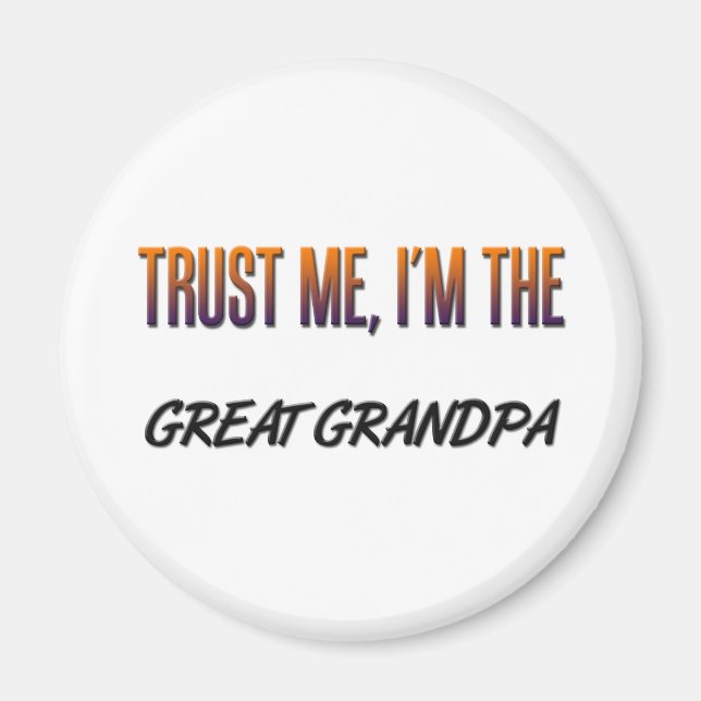 Aimant Faites-moi confiance Grand Grand-Père (Devant)