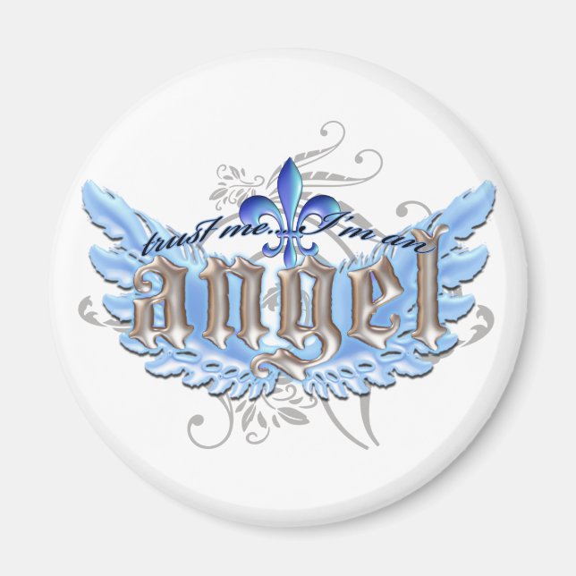 Aimant Faites-moi confiance, je suis un ange ! (Devant)