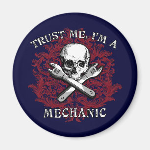 Aimant Faites-moi confiance Je suis un vêtement mécanique