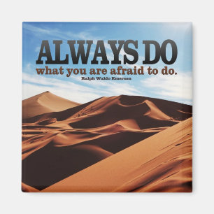 Aimant Faites toujours l'aimant de motivation