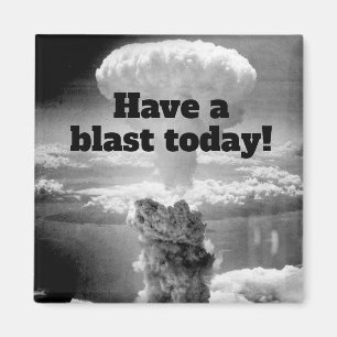 Aimant Faites un essai de bombe atomique nucléaire amusan