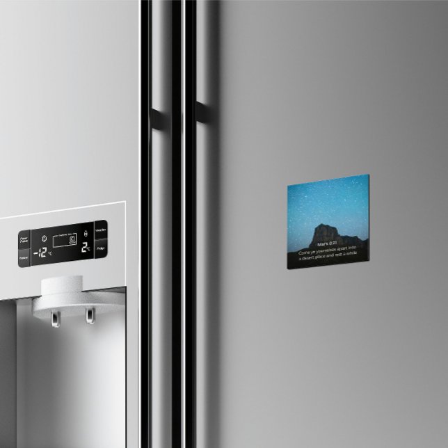 Aimant Faith Desert Collection – Mark 6:31 (Créateur téléchargé)