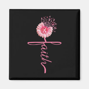 Aimant Faith Sunflower rose Ruban Prix du cancer du sein