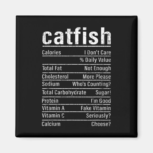 Aimant Faits sur le poisson-chat Amoureux de la pêche drô (Devant)