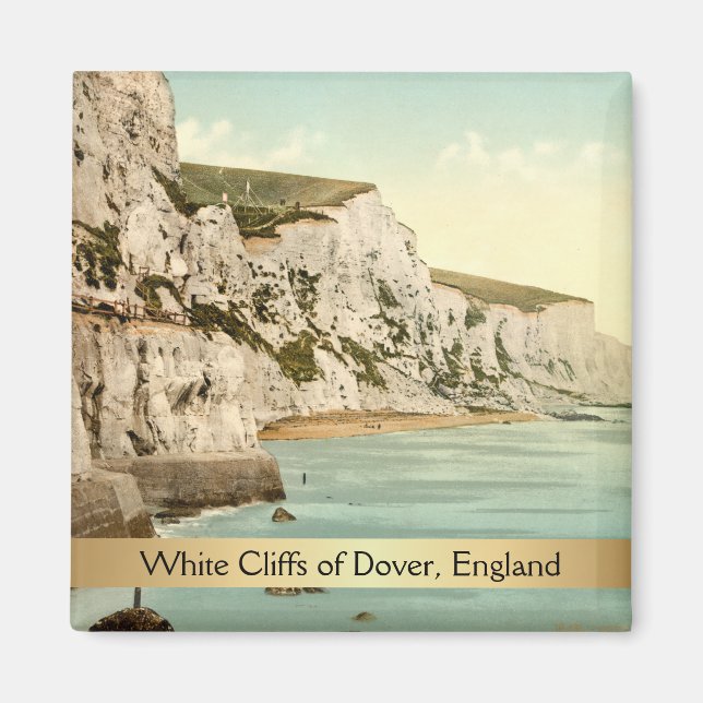 Aimant Falaises blanches de Dover, Kent, Angleterre (Devant)