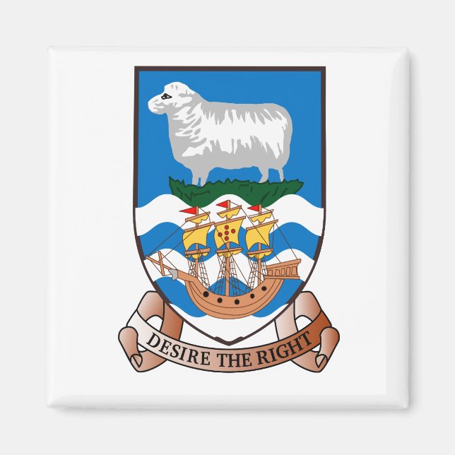 Aimant Falkland Islands (Malvinas) FK (Devant)