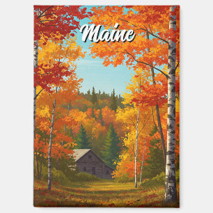 Aimant Fall Foilage Maine Travel