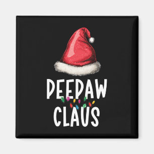 Aimant Famille Bunnyaw Claus Noël Père Noël Pyjama Match