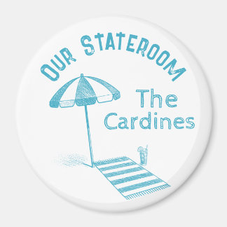 Aimant Famille Croisière Stateroom Porte Marker Beach Par